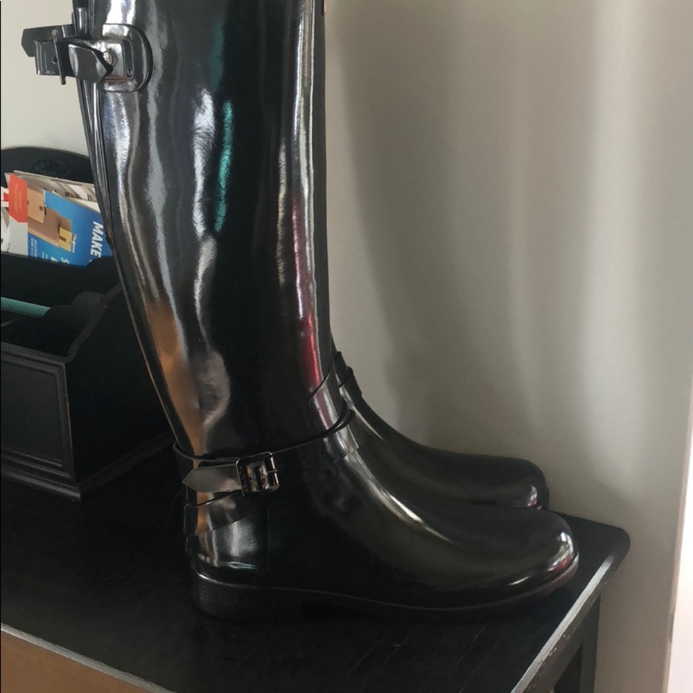 Classy HUNTER Riding rain boots - Picture 4 of 8